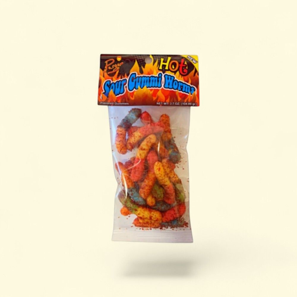 Parga Hot Sour Gummi Worms — authentic US product shipped worldwide by Treatspree