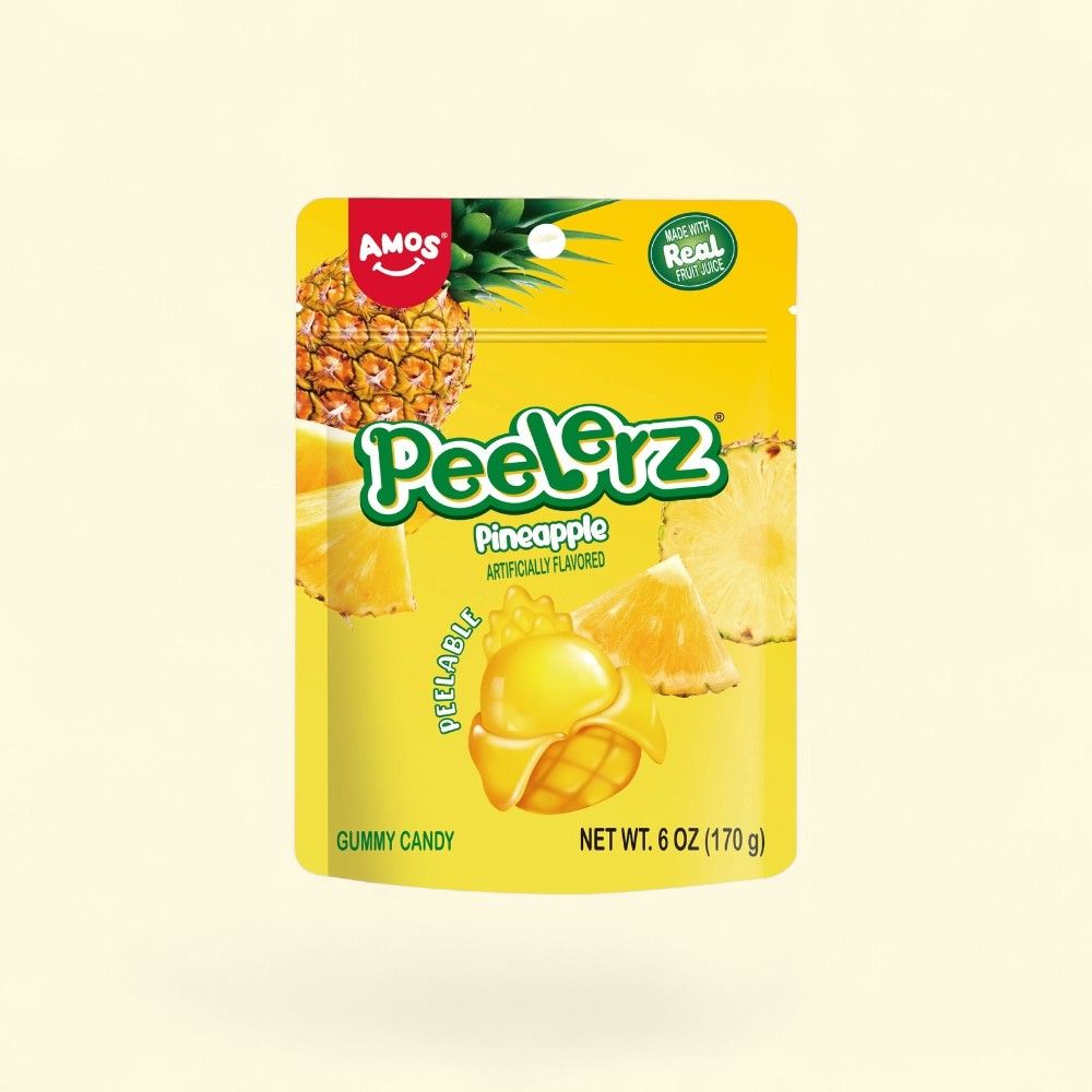 Peelerz Gummy Pineapple Candies, 6oz Bag — authentic US product shipped worldwide by Treatspree