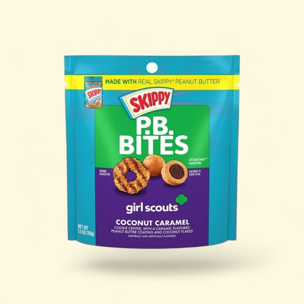 Skippy Peanut Butter Bites, Coconut Caramel, 5.5 oz — authentic US product shipped worldwide by Treatspree