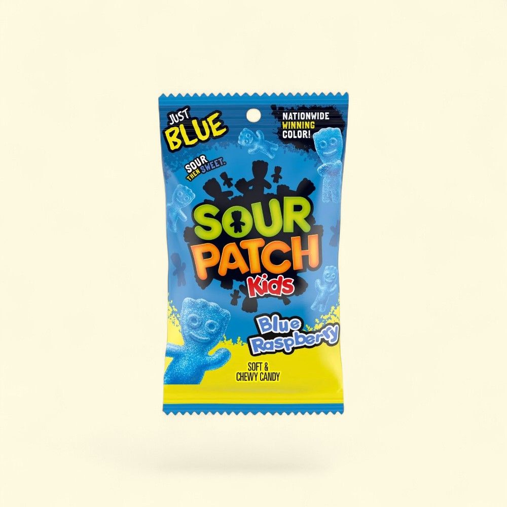 Sour Patch Kids Blue Raspberry Candy 8oz — authentic US product shipped worldwide by Treatspree