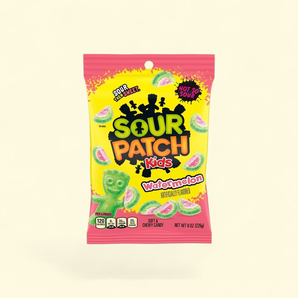 Sour Patch Kids Watermelon Soft & Chewy Candy 8oz — authentic US product shipped worldwide by Treatspree