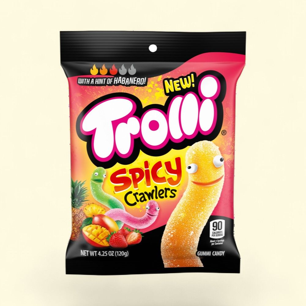 Trolli Spicy Crawlers Gummy Candy 4.25oz — authentic US product shipped worldwide by Treatspree