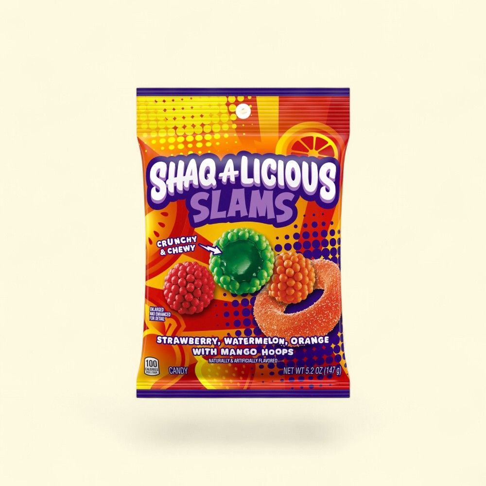 Shaq A Licious Slams Assorted Candy - 5.2 oz — authentic US product shipped worldwide by Treatspree