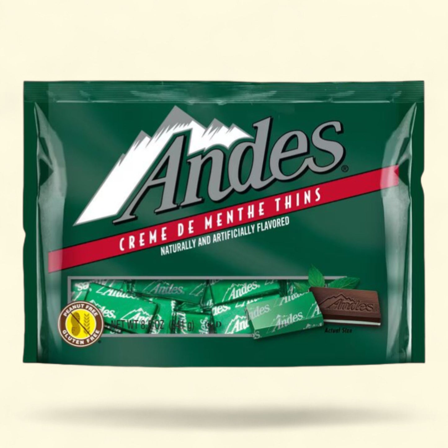 Andes, Crème de Menthe Mint Chocolate Candy, 8.5 oz