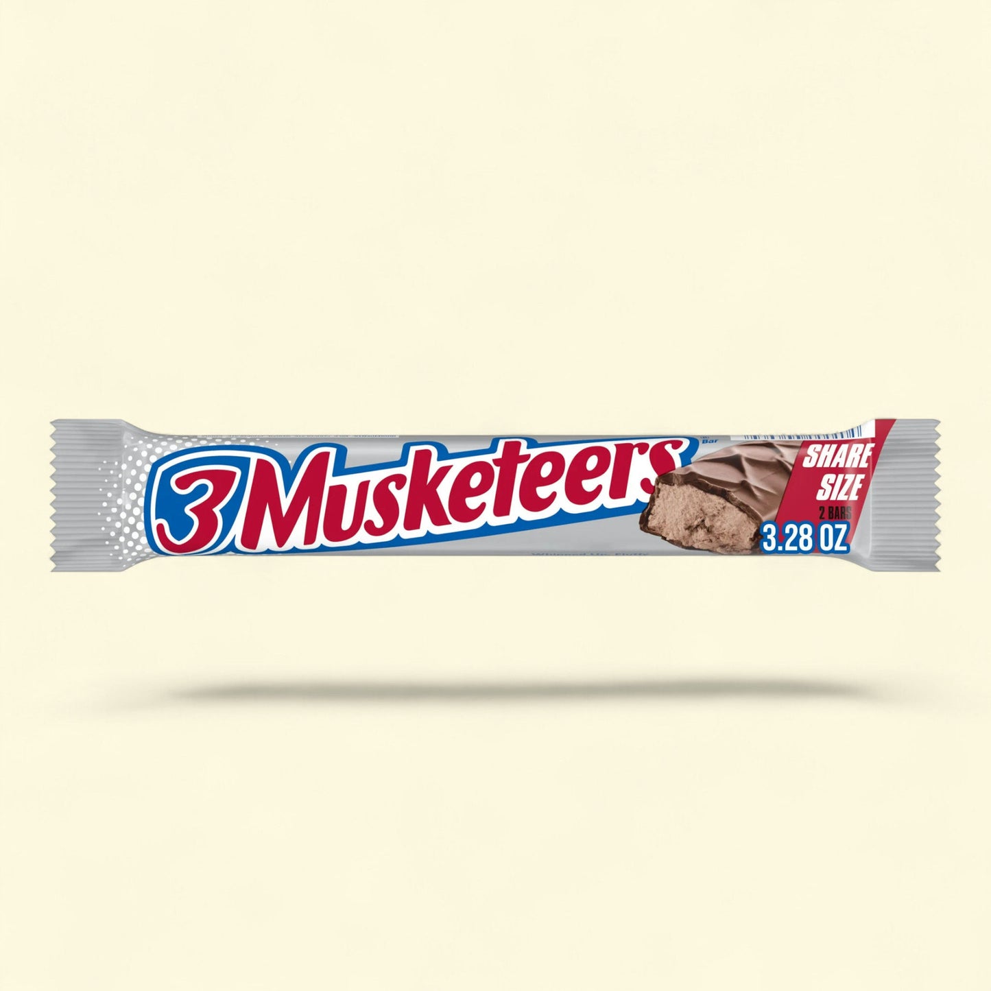 3 Musketeers Milk Chocolate Candy Bar, 3.28 oz