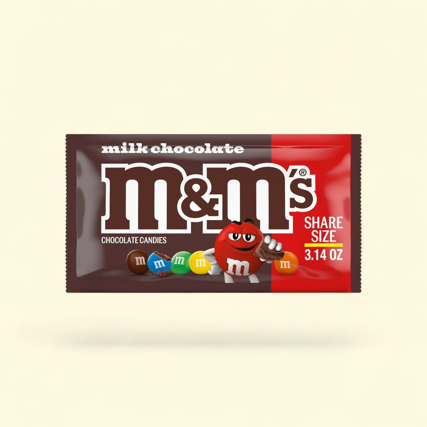 M&M'S Milk Chocolate Candy, Sharing Size, 3.14 oz — authentic US product shipped worldwide by Treatspree