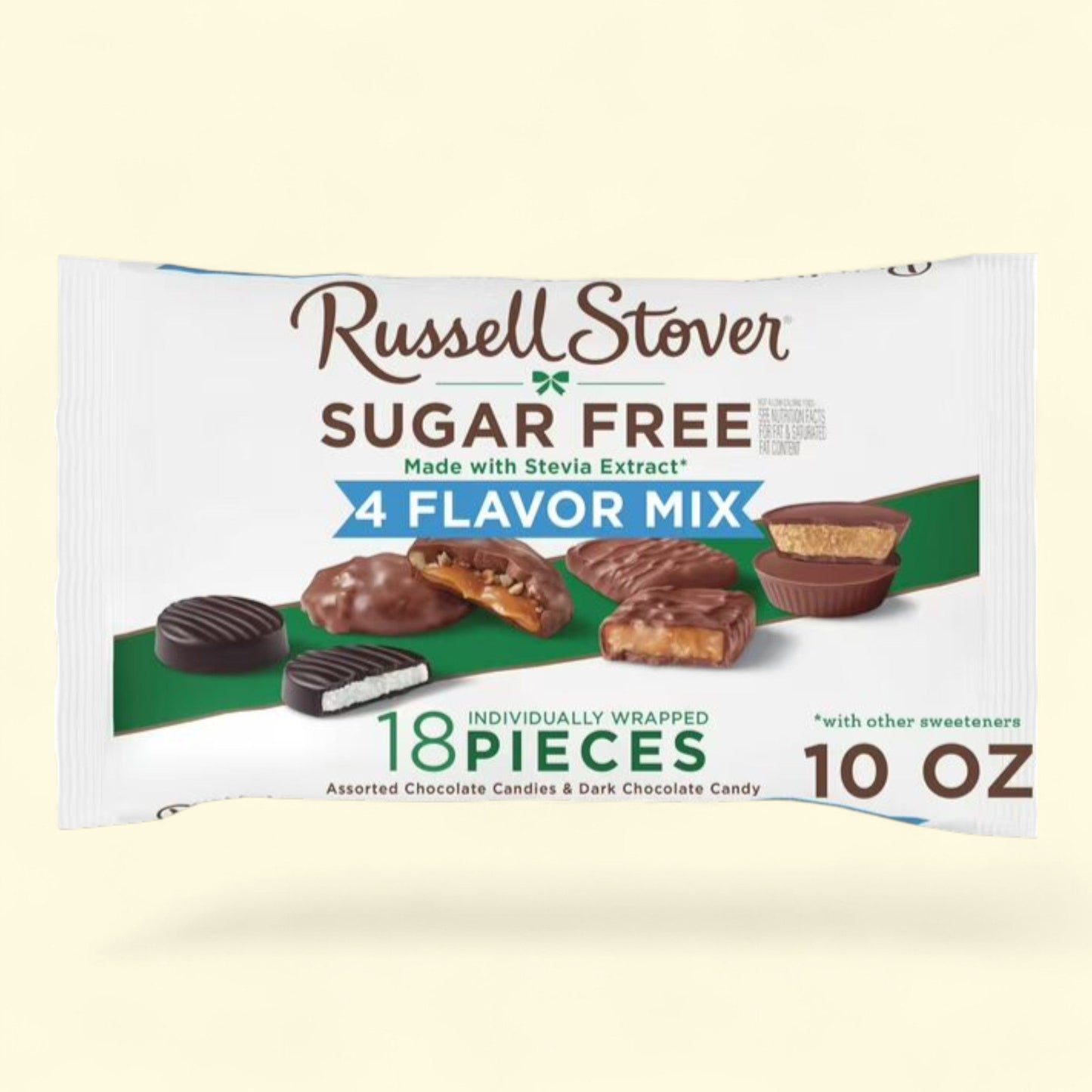 Russell Stover Sugar Free Assorted Chocolate Candy Mix, 10 oz.