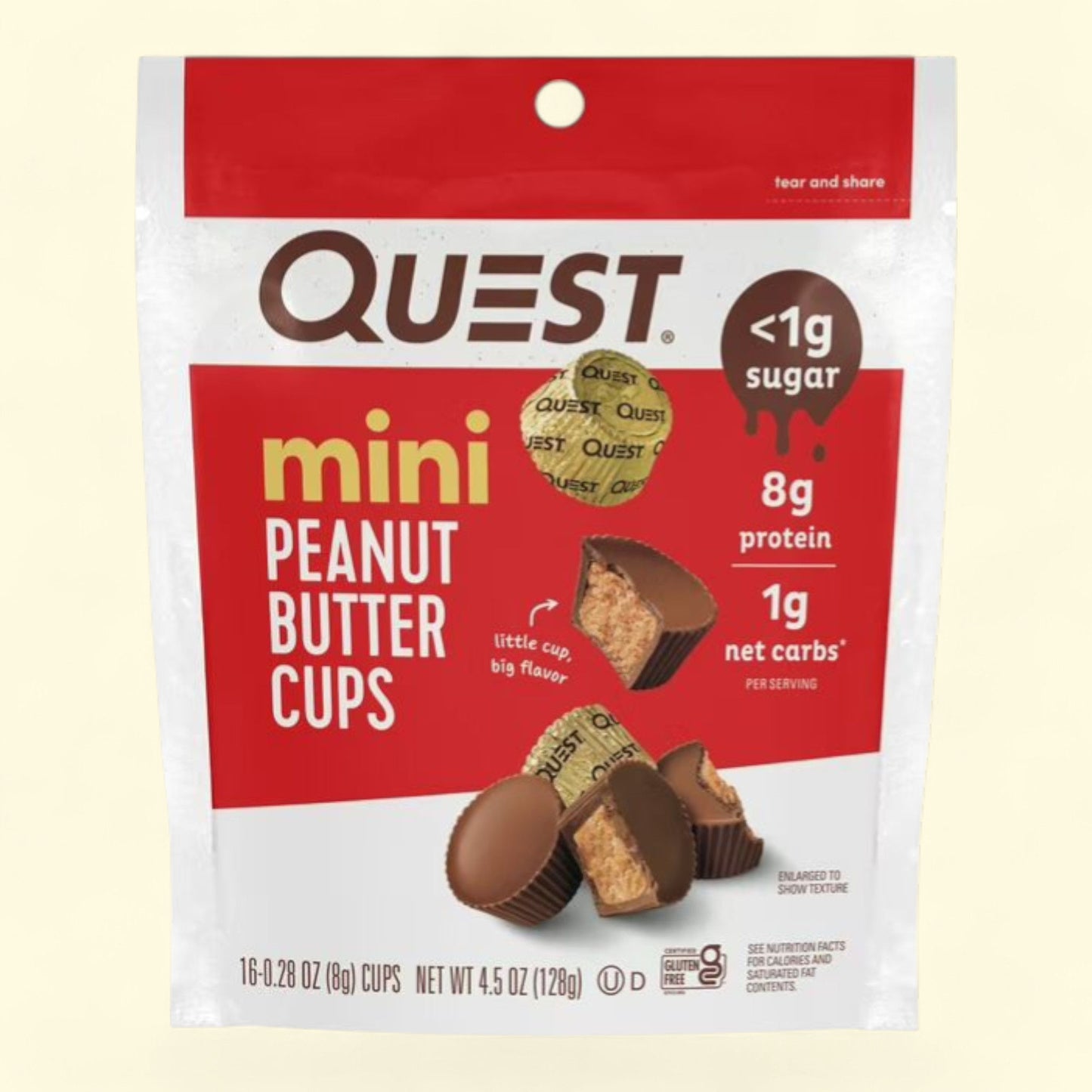 Quest Mini Peanut Butter Cups, 16 Ct