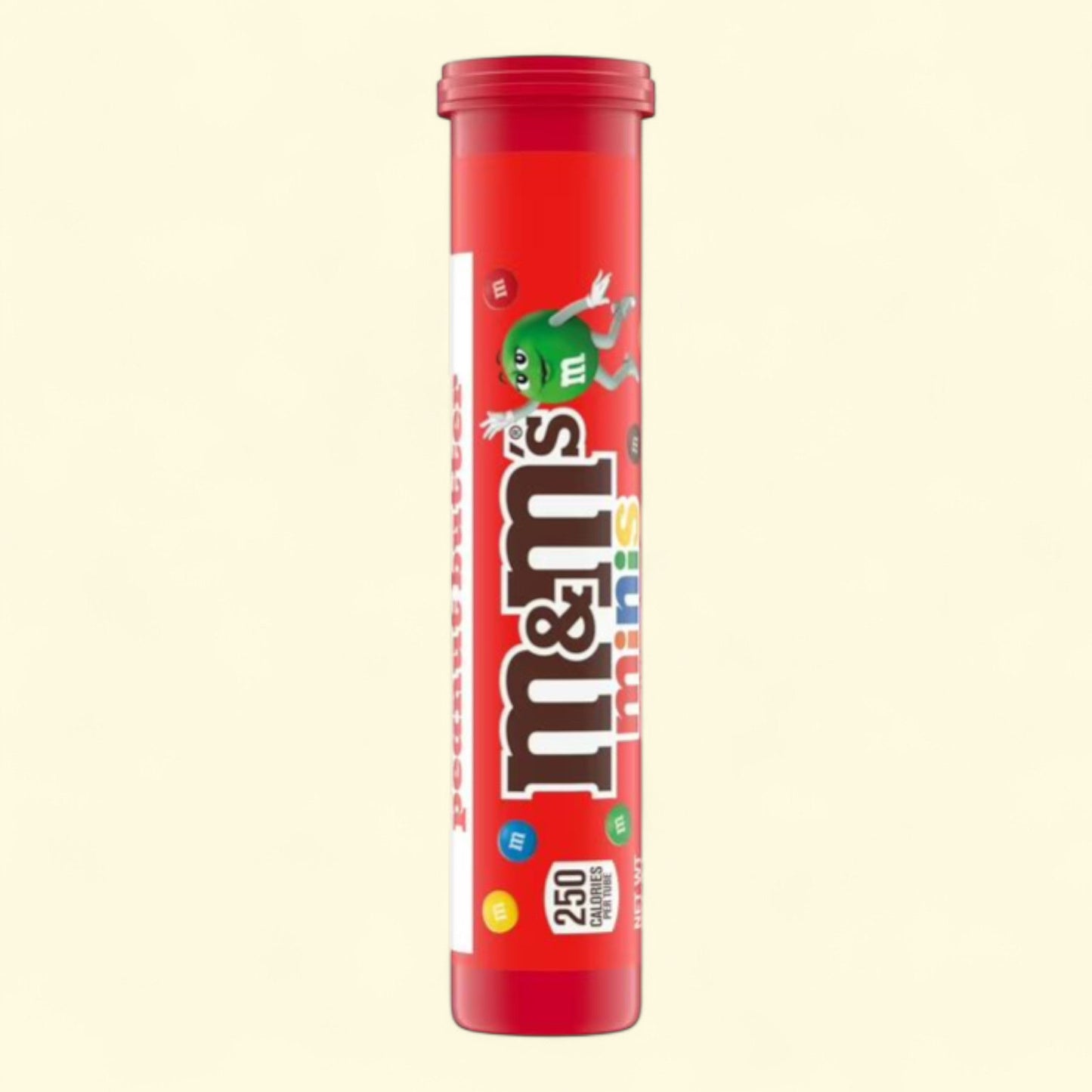 M&M's Minis Peanut Butter Milk Chocolate Candy, 1.74 oz Mega Tube