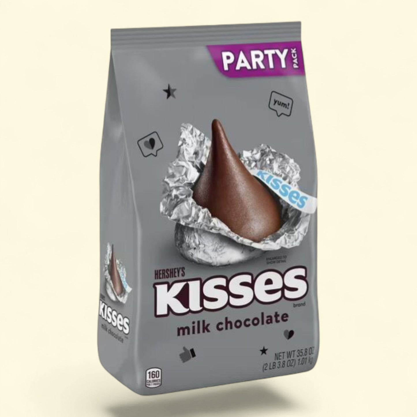 Hershey's Kisses Milk Chocolate Candy, 35.8 oz.