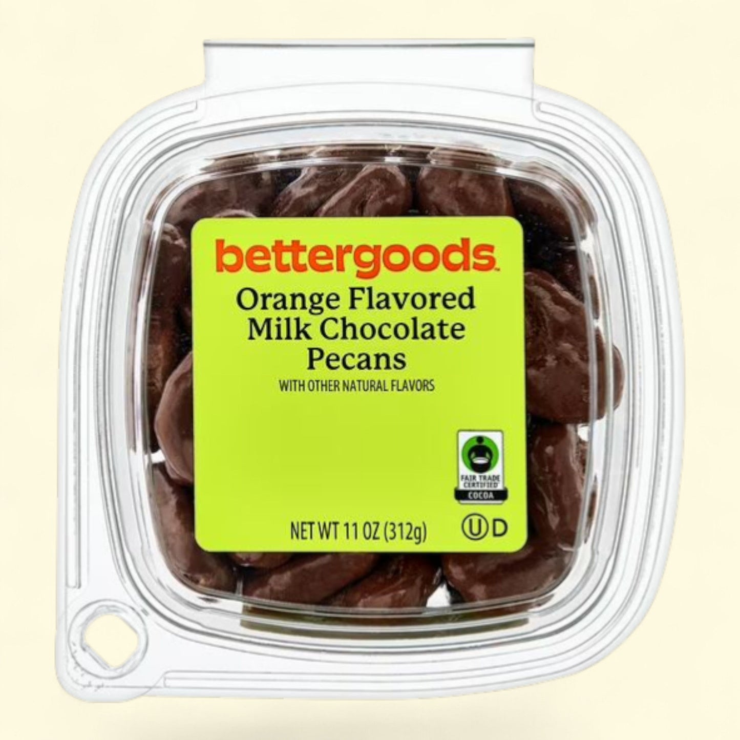 Bettergoods Orange Flavored Milk Chocolate Pecans, 11 oz