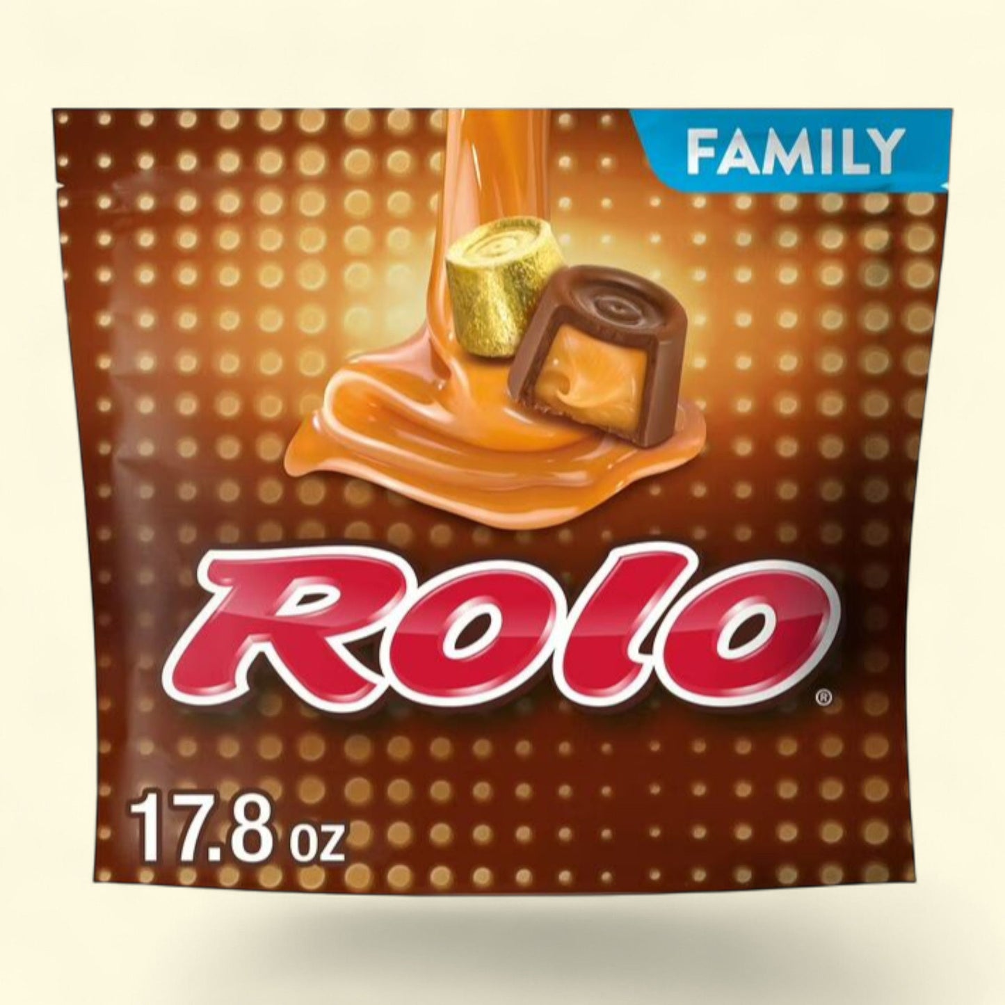 Rolo Rich Chocolate Caramels Candy, 17.8 oz Family Pack