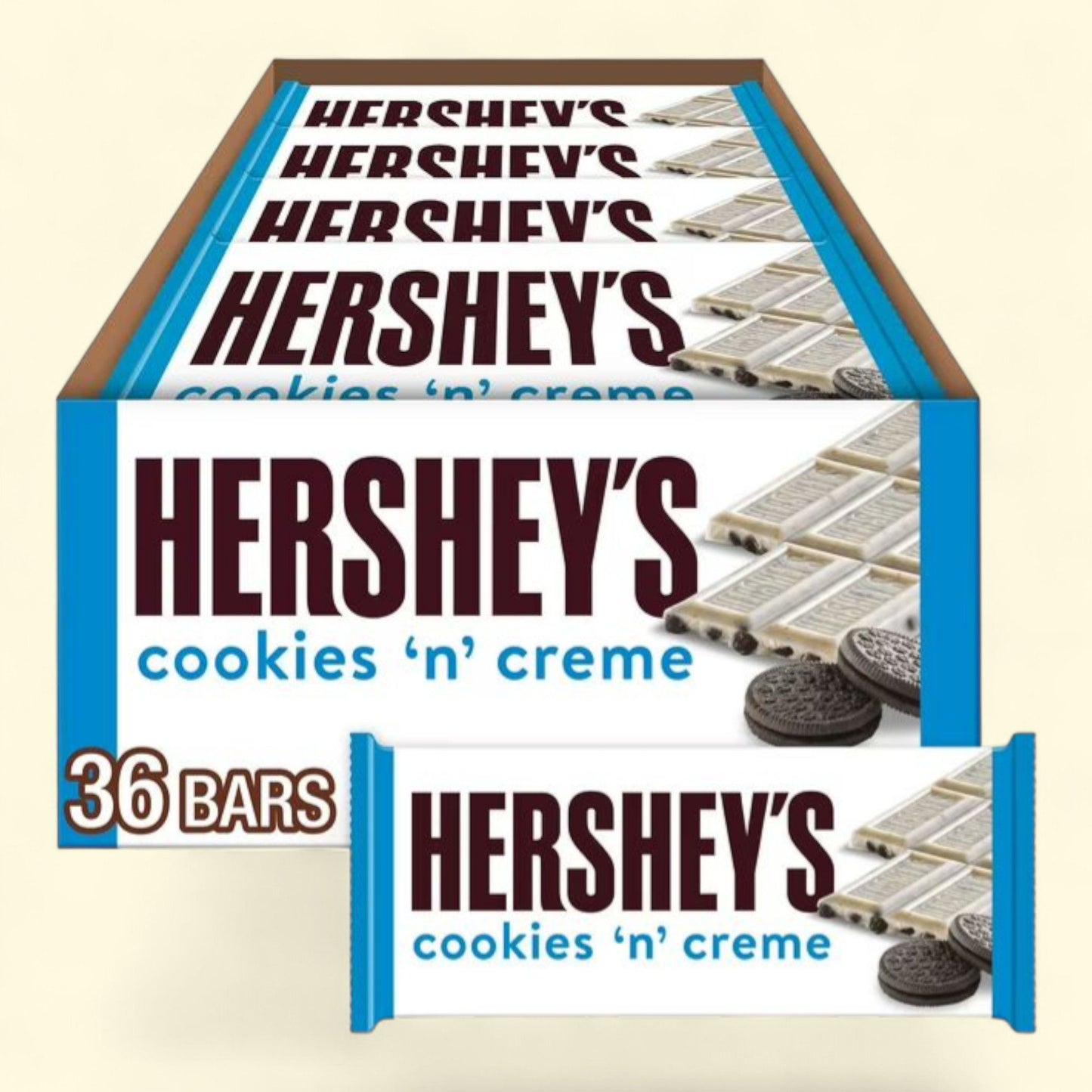 Bonbons Hershey's Cookies 'n' Creme, 43 g, paquet de 36