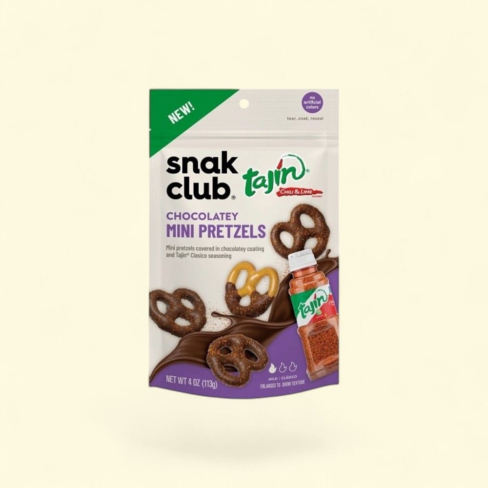 Tajin Chocolatey Mini Pretzels - 4oz (113g) — authentic US product shipped worldwide by Treatspree