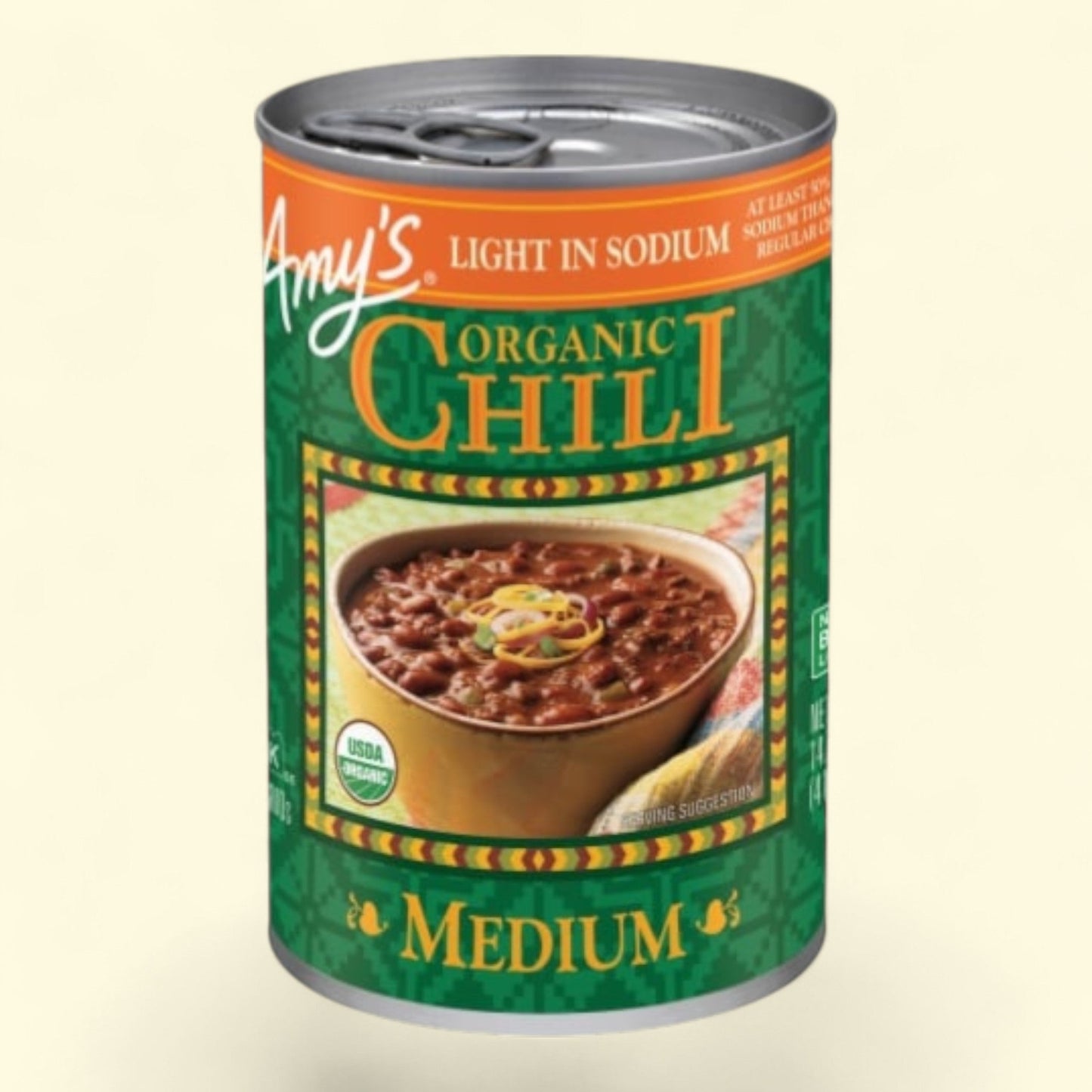Amy's Organic Chili, Light in Sodium, Medium, 14 oz