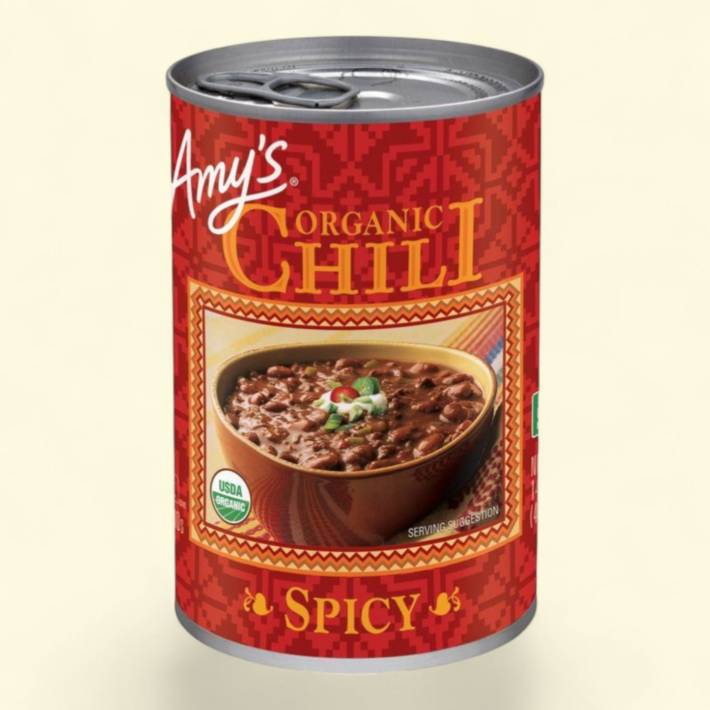 Amy's Organic Spicy Chili Soup, 14.7oz — authentic US product shipped worldwide by Treatspree