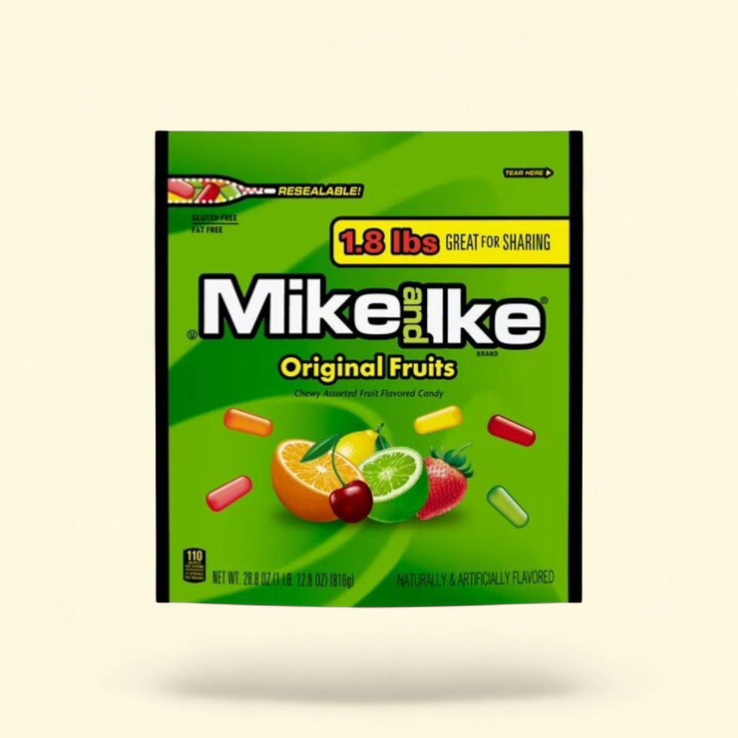 Mike and Ike Original Fruits Chewy Candy, 28.8 ounce — authentic US product shipped worldwide by Treatspree