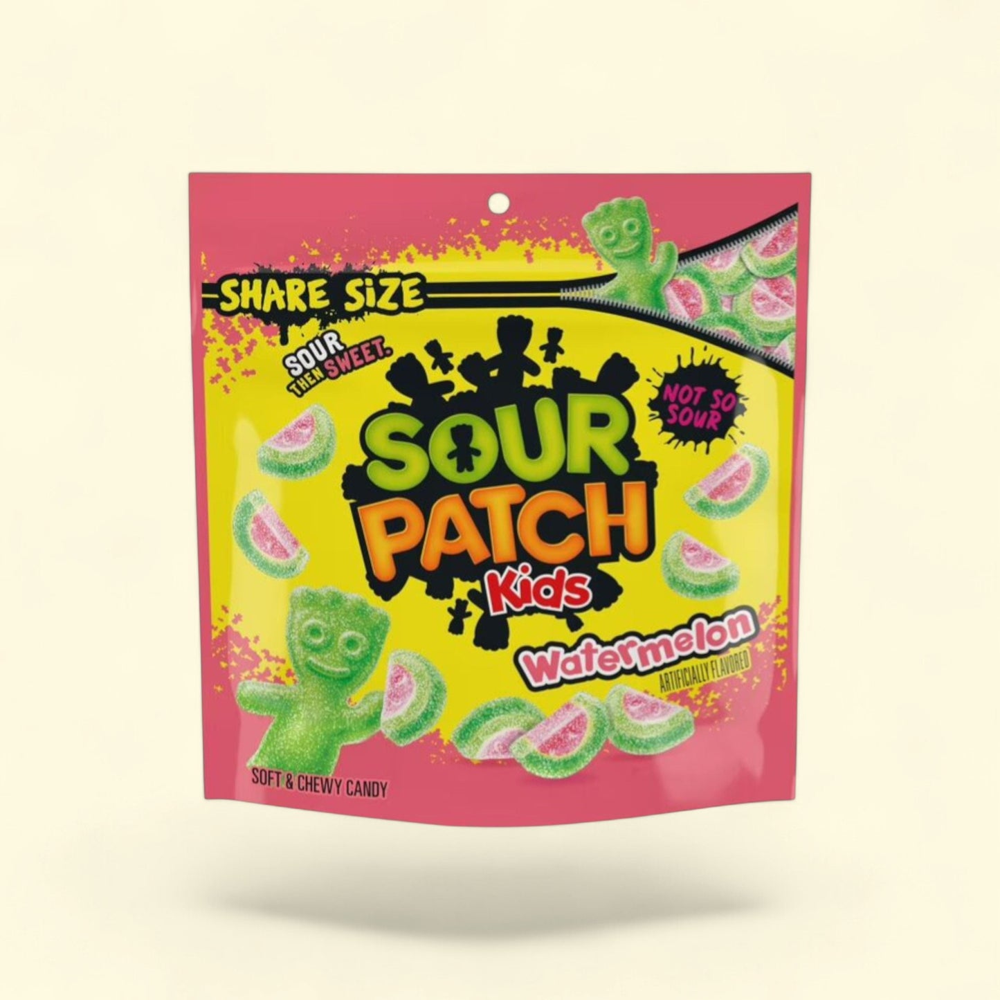 SOUR PATCH KIDS Watermelon Soft & Chewy Candy, 12 oz — authentic US product shipped worldwide by Treatspree