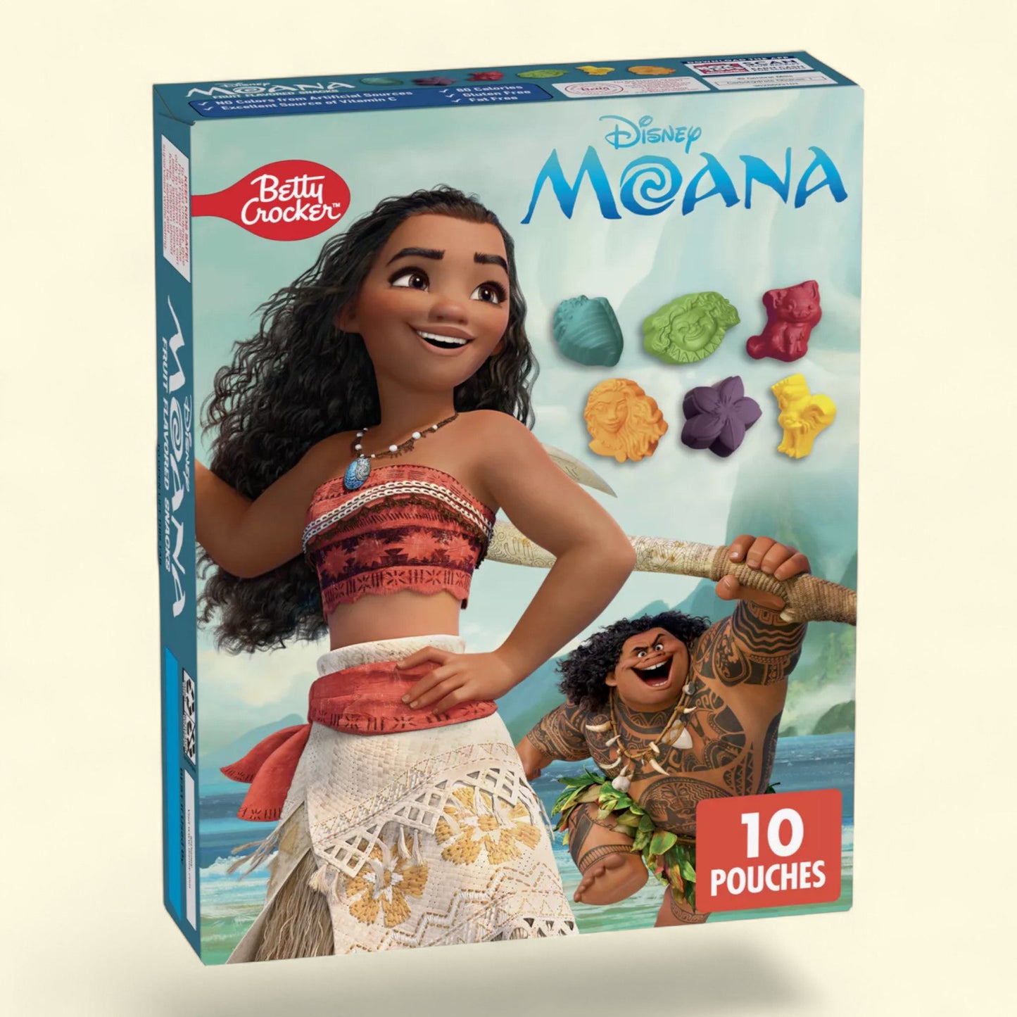 Moana - Bonbons en forme de fruits, 227 g / 10 pièces