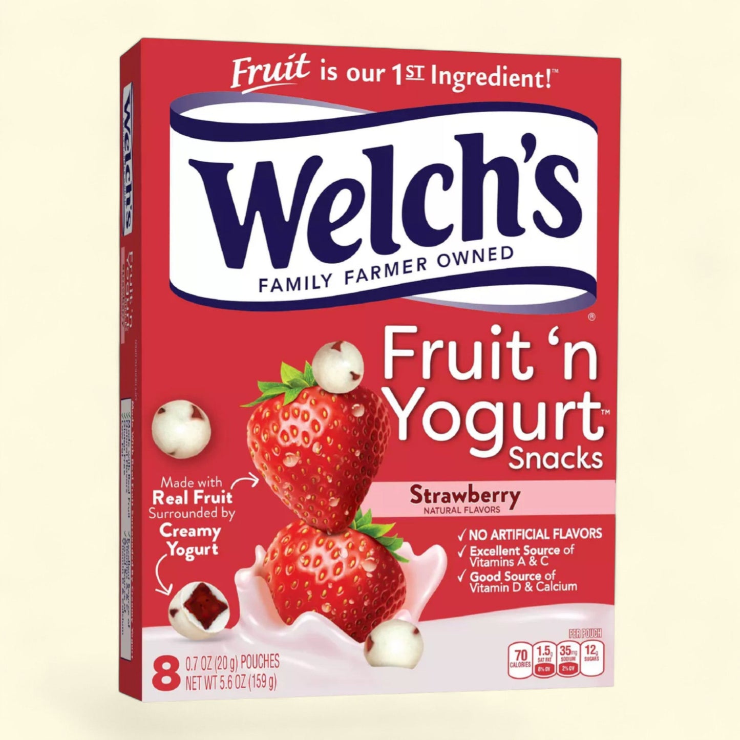 Welch's Fruit 'n Yogurt Snacks, Strawberry, 5.6oz/8ct