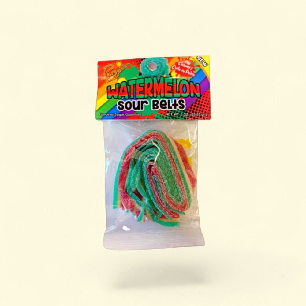 Parga Watermelon Sour Belts Candy, 2.25oz — authentic US product shipped worldwide by Treatspree