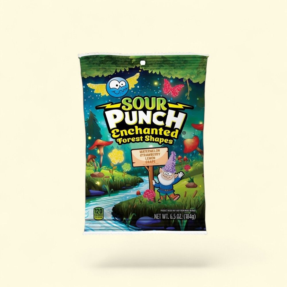 Sour Punch Enchanted Forest Shapes Candy, 6.5 oz — authentic US product shipped worldwide by Treatspree
