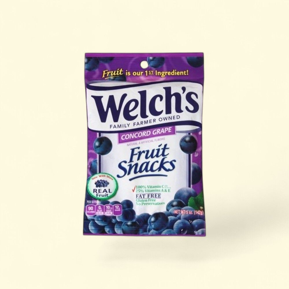 Welch's Concord Grape Fruit Snacks, 5oz Box — authentic US product shipped worldwide by Treatspree