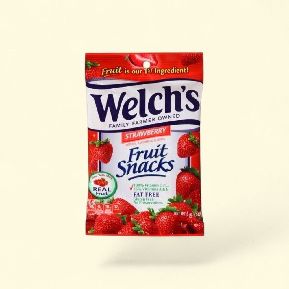 Welch's Strawberry Fruit Snacks, 5oz Bag — authentic US product shipped worldwide by Treatspree