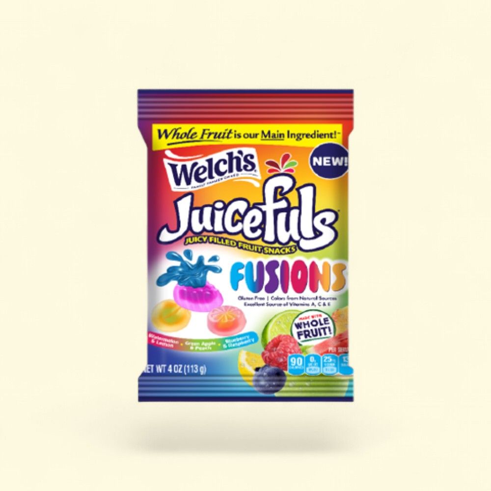 Welch's Juicefuls Fusions Mixed Fruit Snacks 4oz — authentic US product shipped worldwide by Treatspree