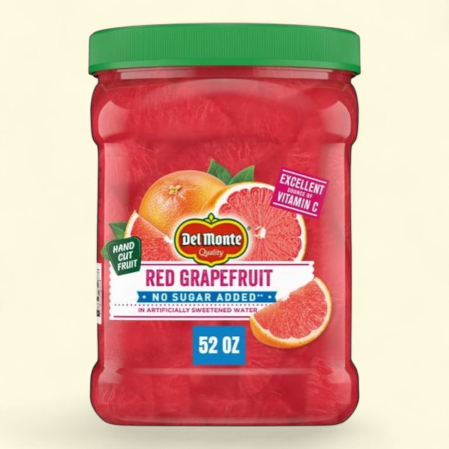 Del Monte No Sugar Added Red Grapefruit, 52 oz Jar