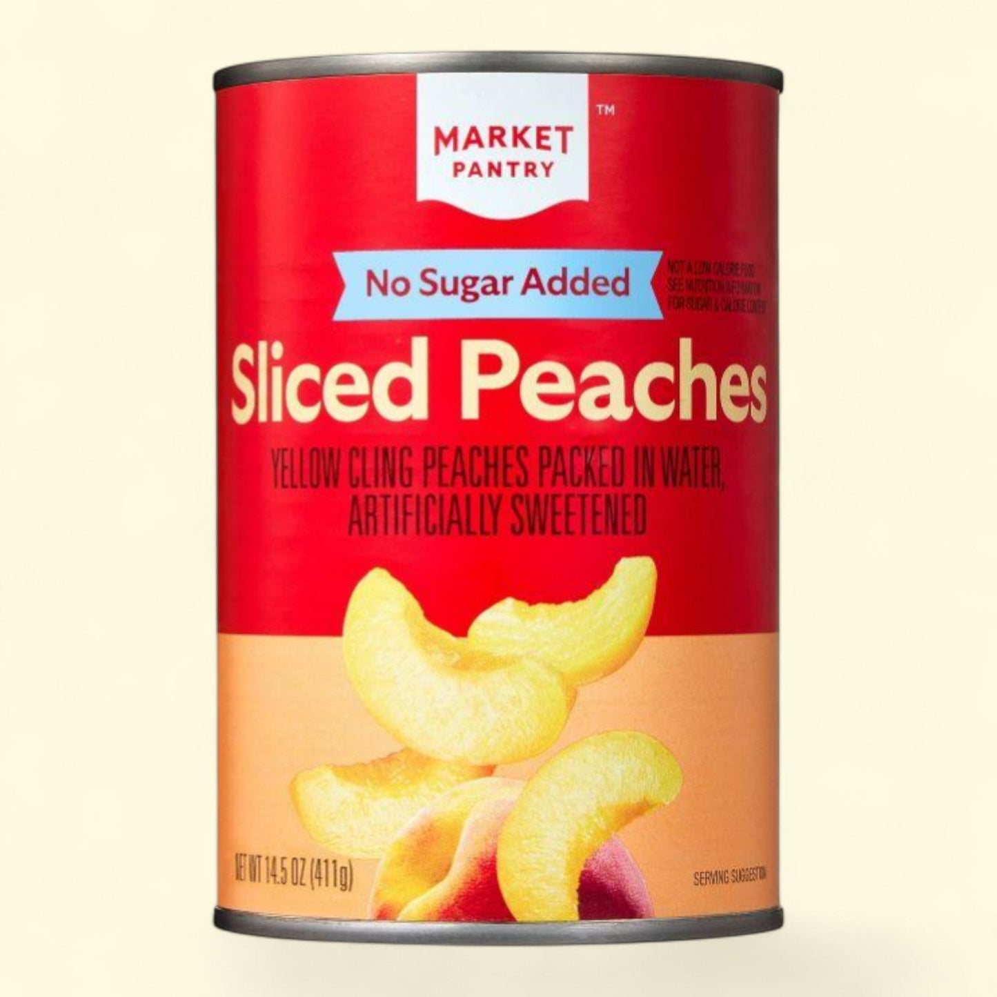 Market Pantry, Sliced Peaches, 15oz — authentic US product shipped worldwide by Treatspree