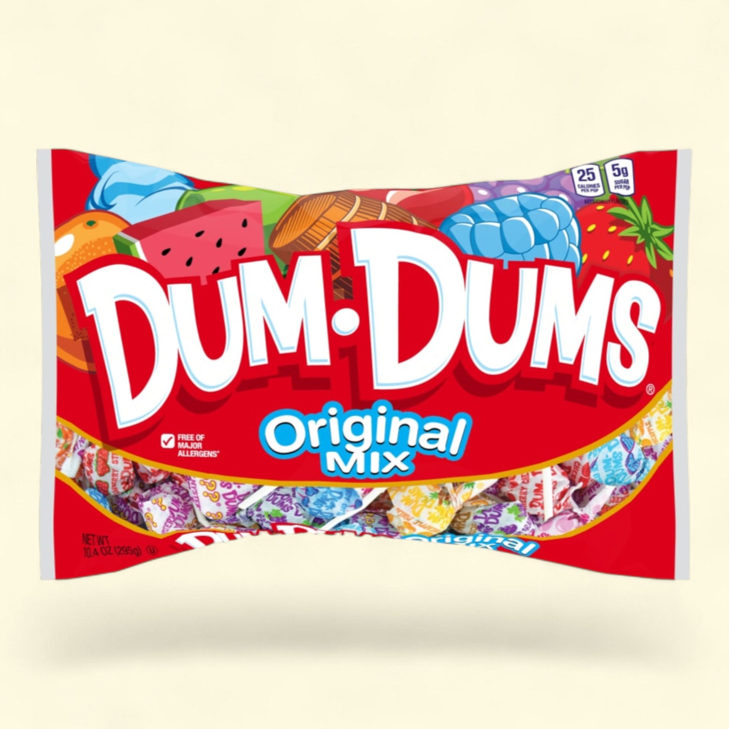 Dum Dums Original Mix Assorted Lollipops, 10.4 oz