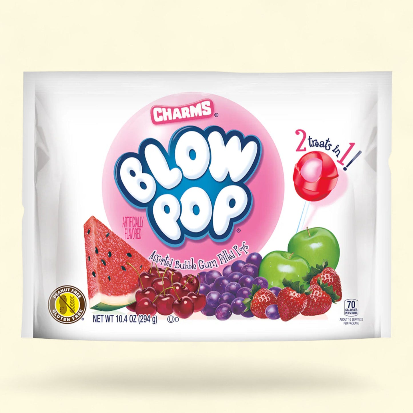 Charms Blow Pop, Assorted, 10.4 oz
