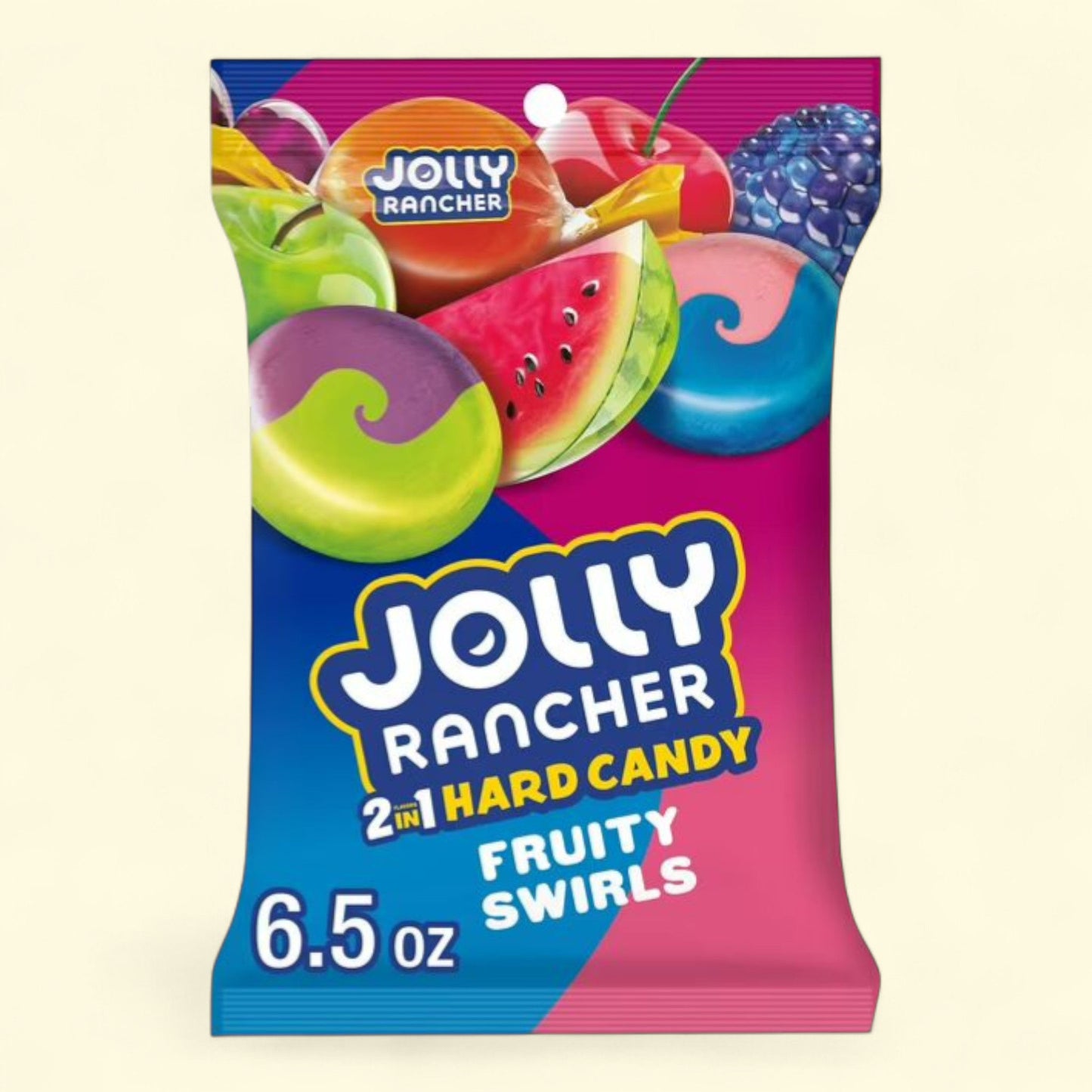 Jolly Rancher 2-in-1 Fruit Flavored Hard Candy, 6.5 oz