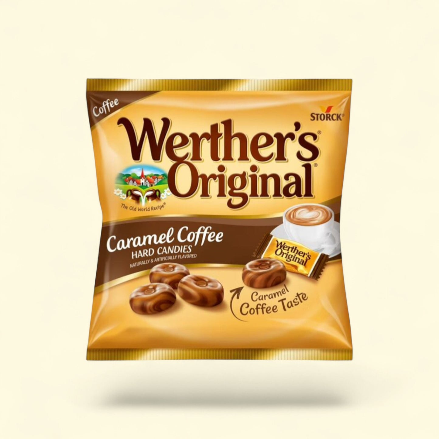Werthers Original Hard Carmel Coffee Candy, 5.5 oz — authentic US product shipped worldwide by Treatspree