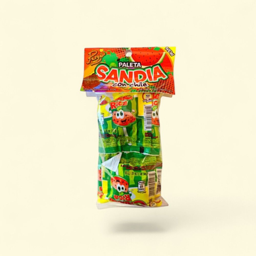 Parga Paleta Sandia con Chile Watermelon Lollipop 3.65oz — authentic US product shipped worldwide by Treatspree