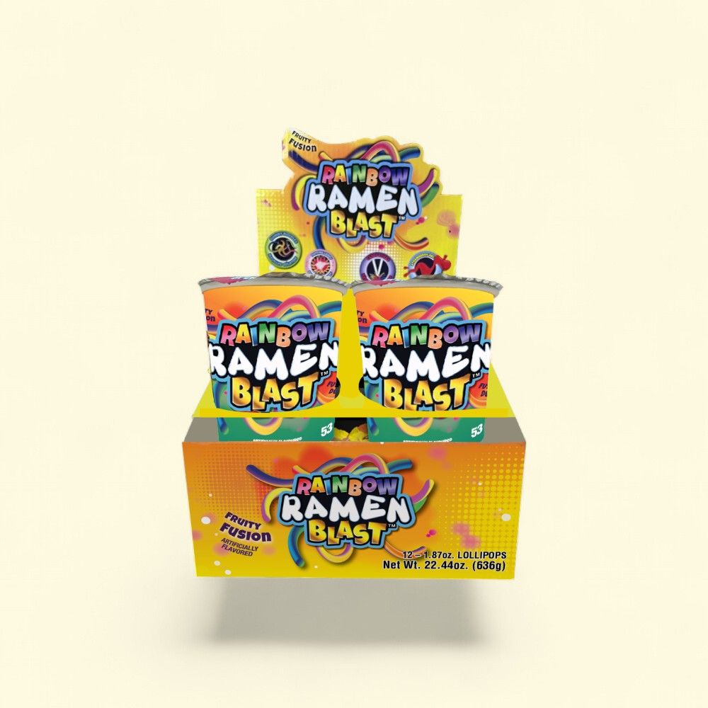Exclusive Brands Rainbow Ramen Blast Candy - 12 Count — authentic US product shipped worldwide by Treatspree