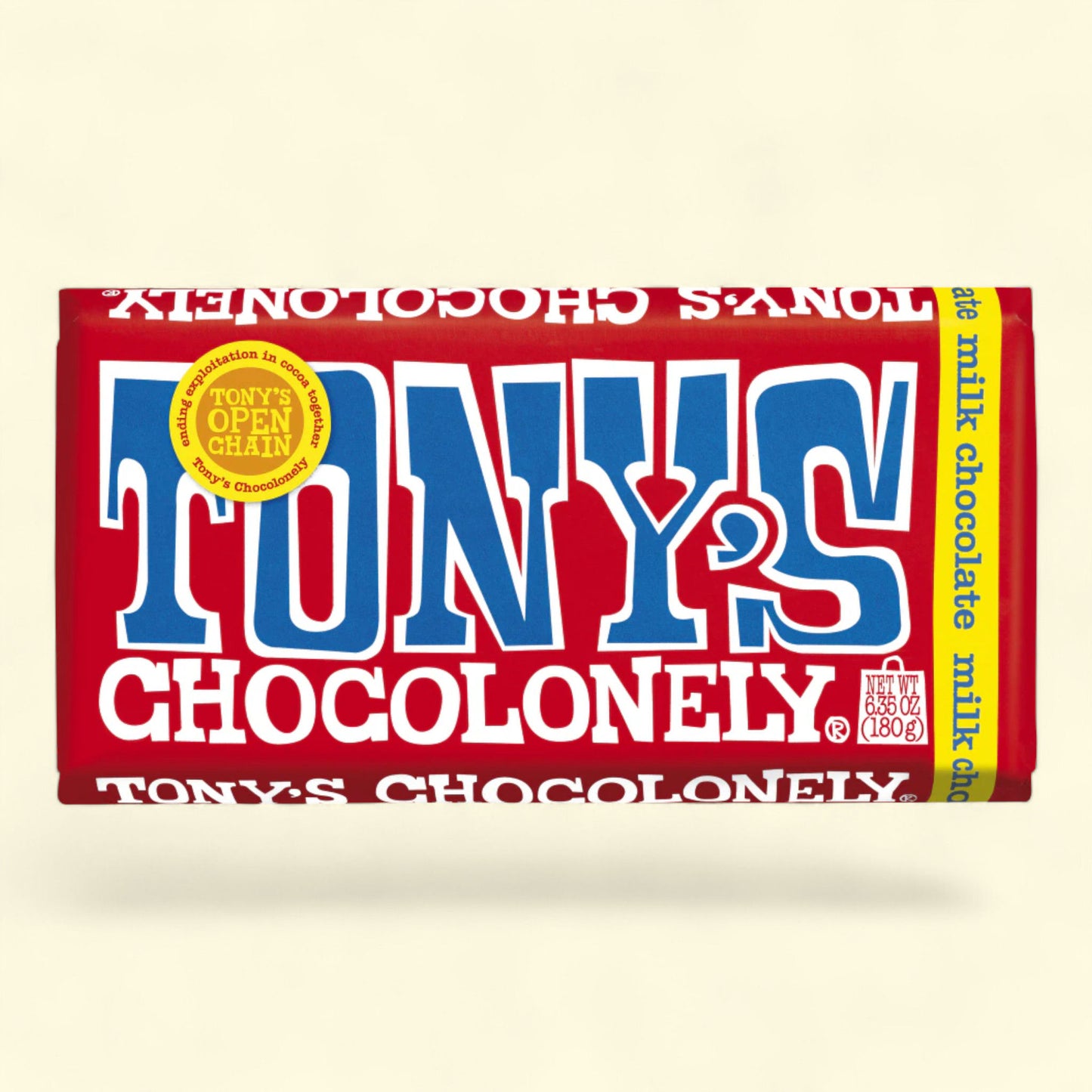 Tony's Chocolonely Milk Chocolate Bar, 6.35 oz