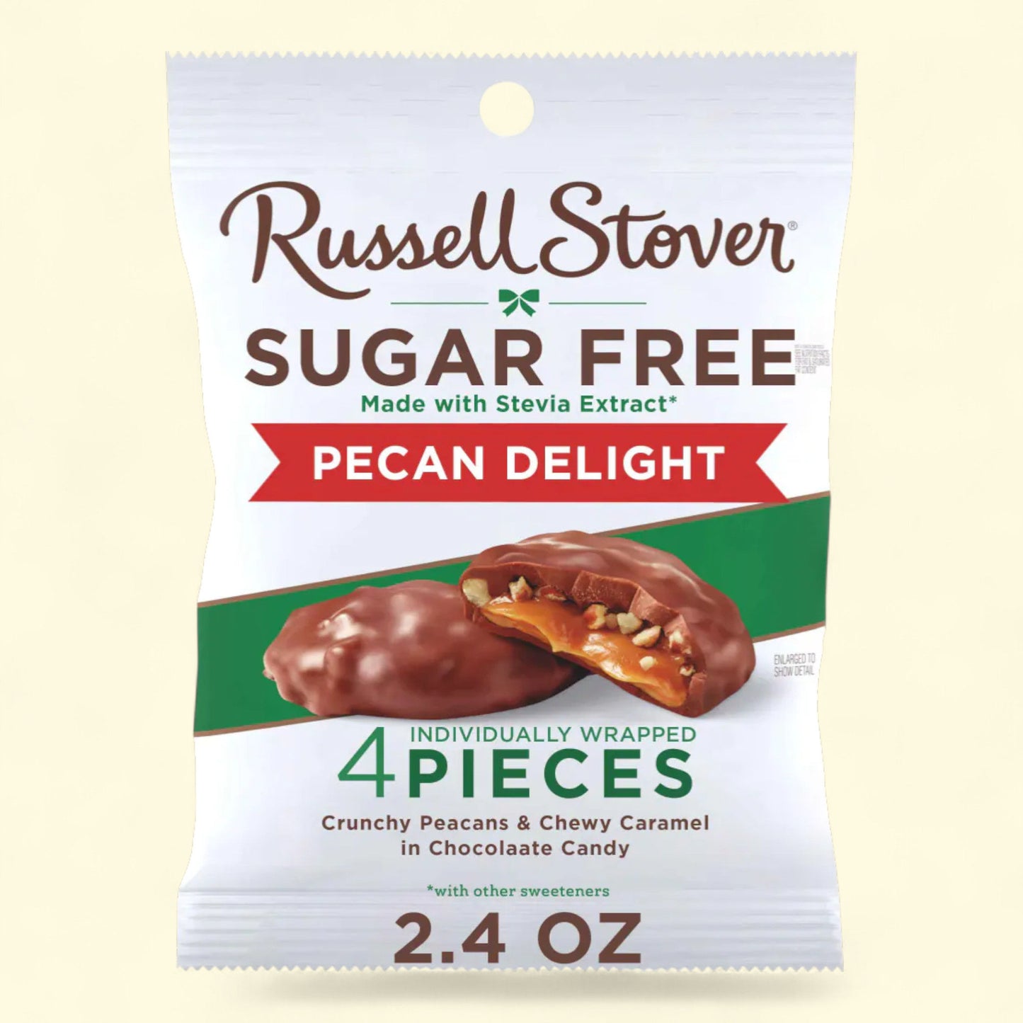 RUSSELL STOVER Pecan Delight Chocolate Candy, 2.4 oz