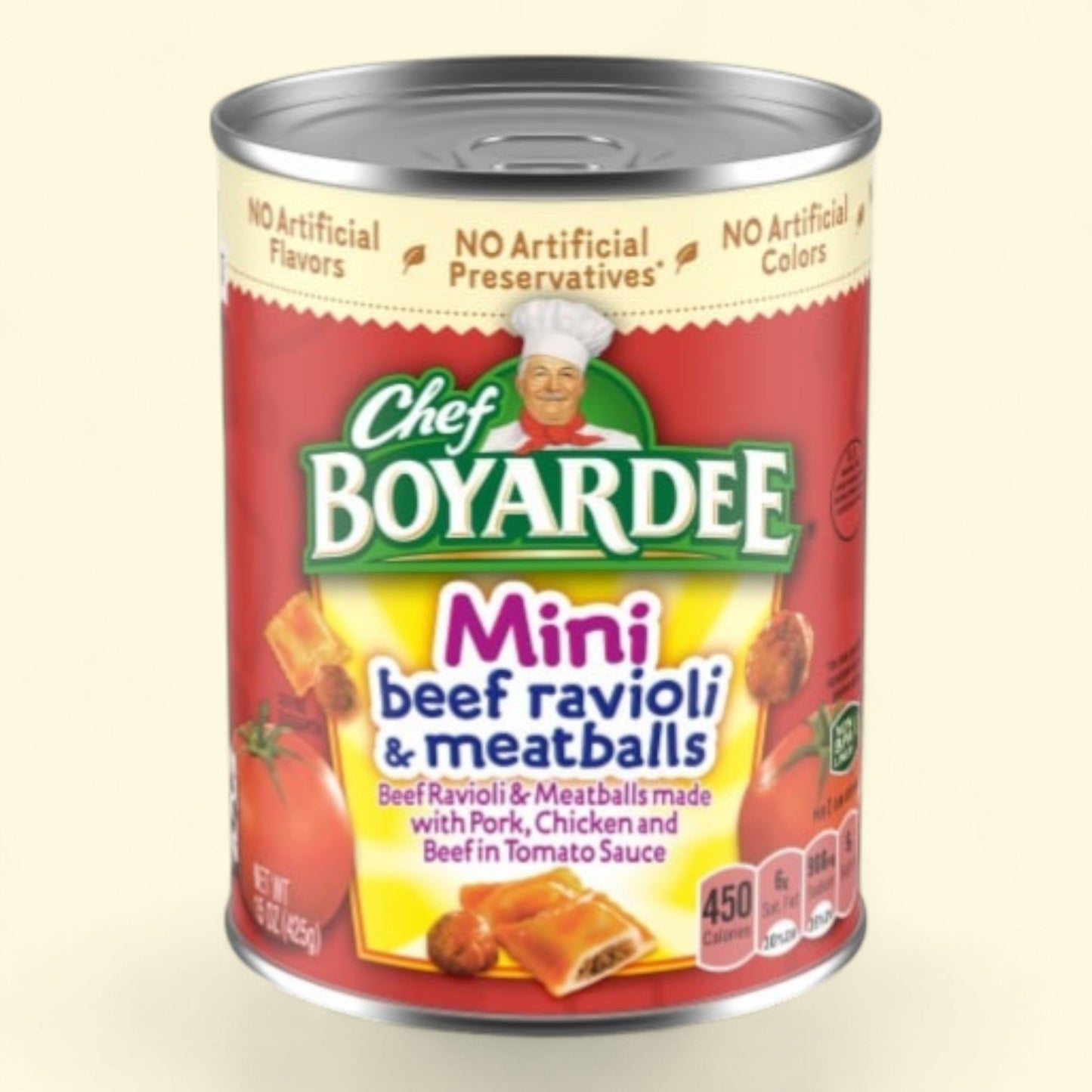 Chef Boyardee Mini Beef Ravioli and Meatballs, 15 oz — authentic US product shipped worldwide by Treatspree