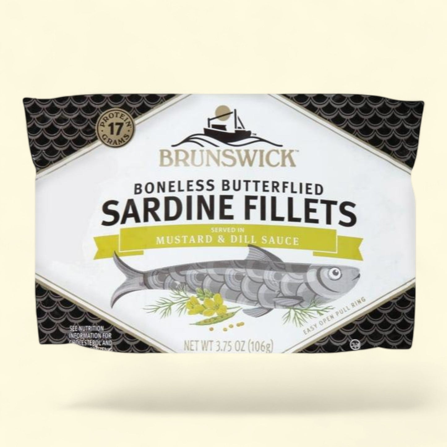 Brunswick Sardine Fillets, 3.75 oz