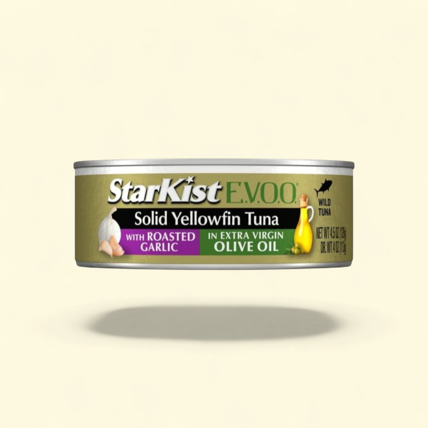 StarKist Solid Yellowfin/Light Tuna with Roasted Garlic in E.V.O.O.... — authentic US product shipped worldwide by Treatspree