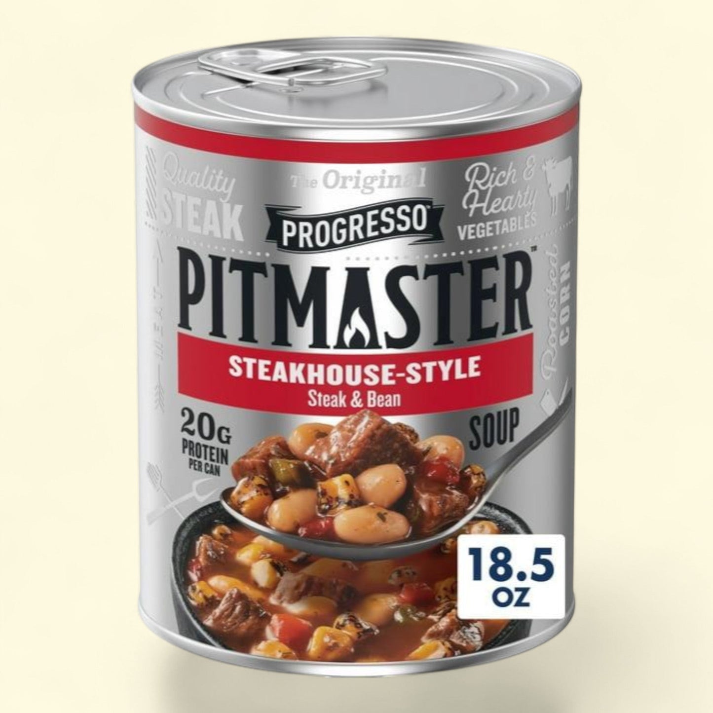 Progresso Steak and Bean Soup, 18.5 oz