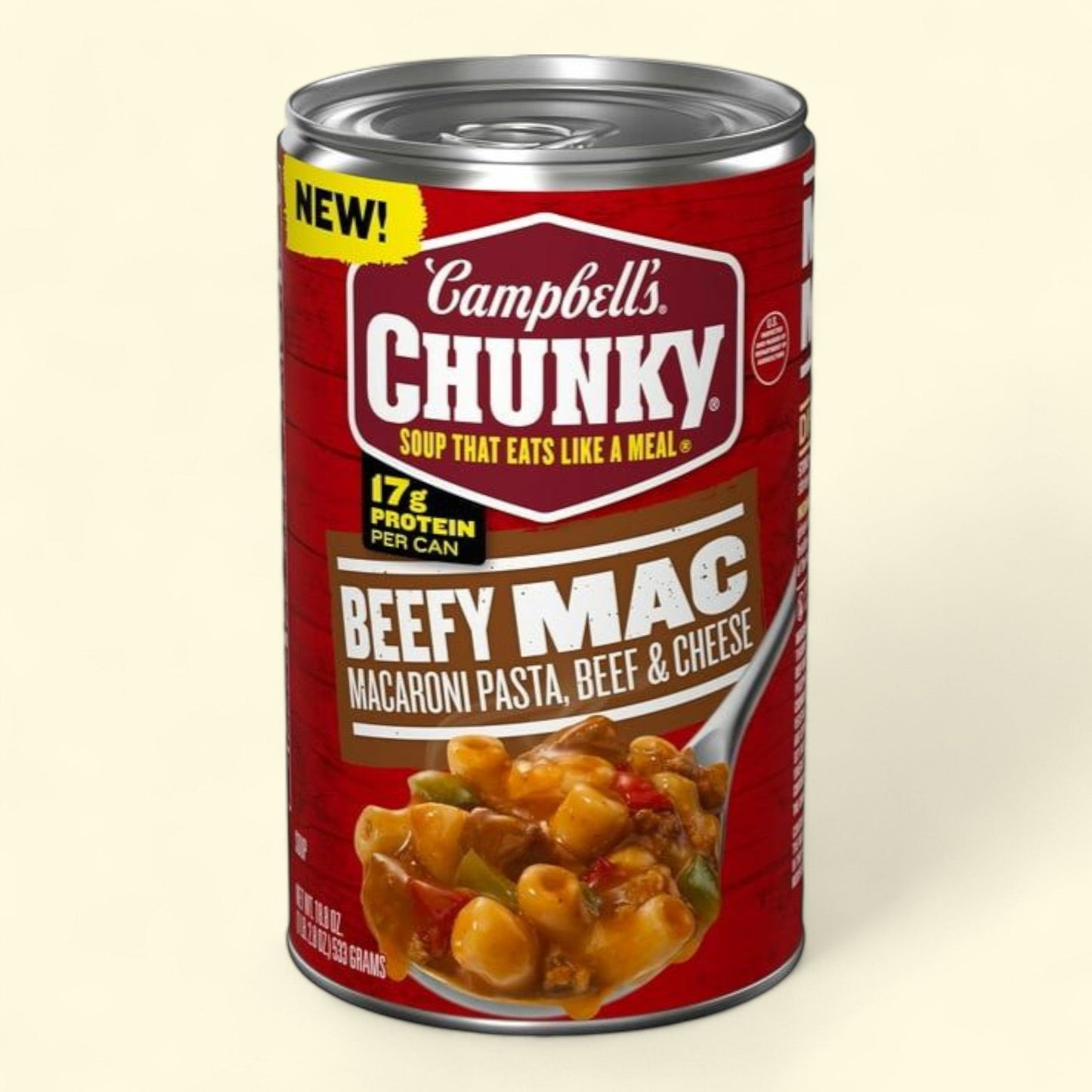 Campbell's Chunky Beefy Mac Soup, 18.8 oz.