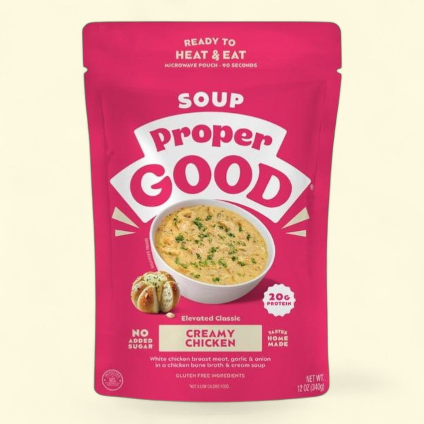 Proper Good Creamy Chicken Soup, 12 oz
