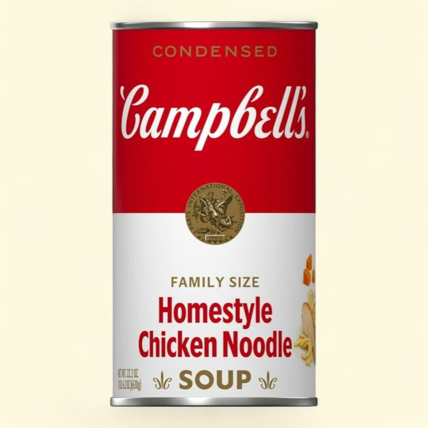 Campbell's Homestyle Chicken Noodle Soup, 22.2 oz Family Size — authentic US product shipped worldwide by Treatspree