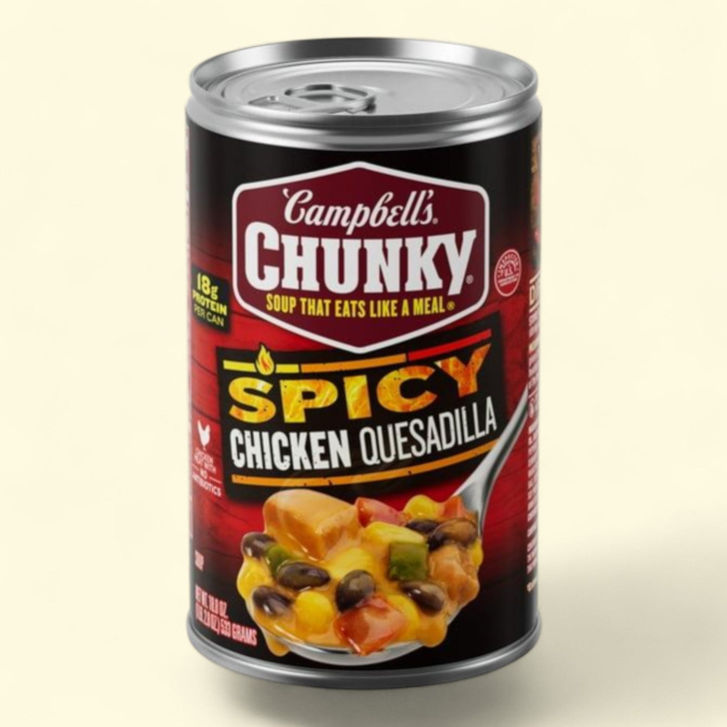 Campbell's Chunky Soup, Spicy Chicken Quesadilla Soup, 18.8 oz Can