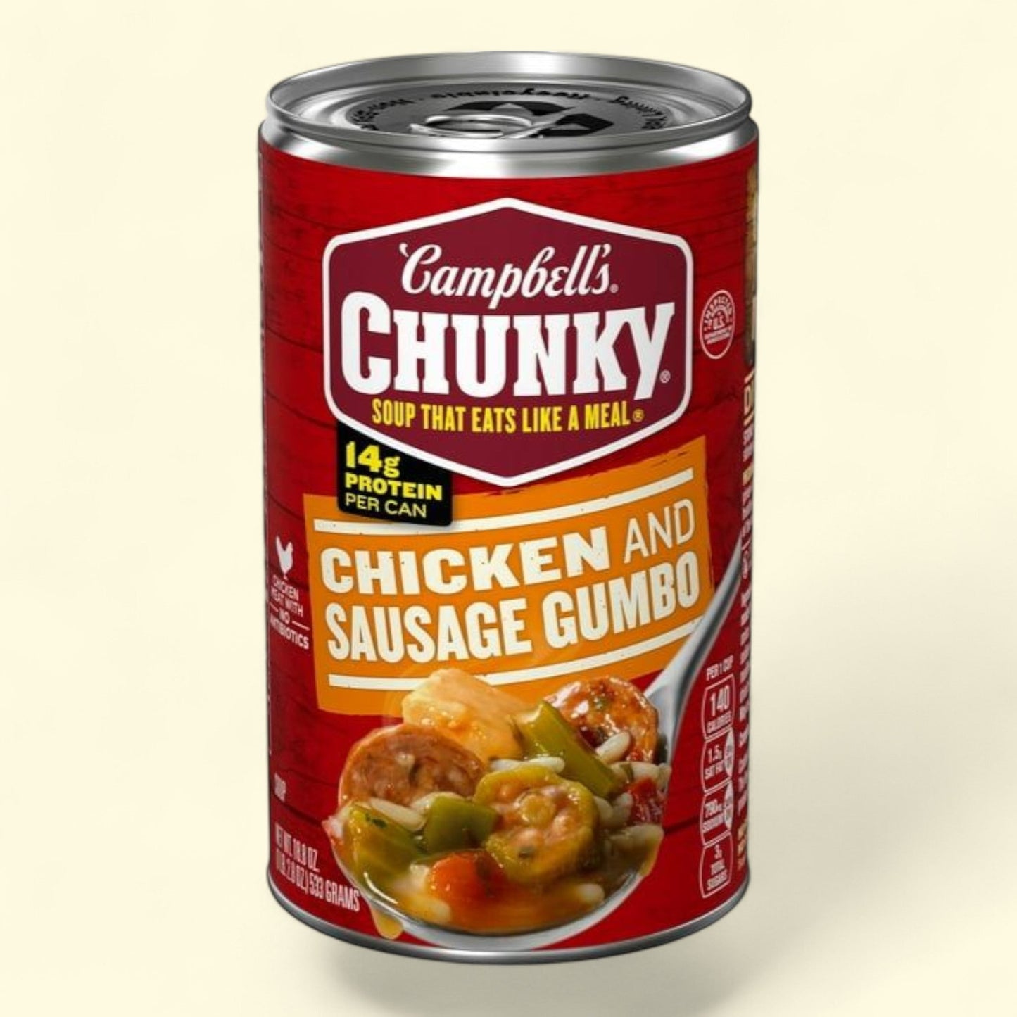 Campbell's Chunky Soup, Chicken and Sausage Gumbo, 18.8 oz Can
