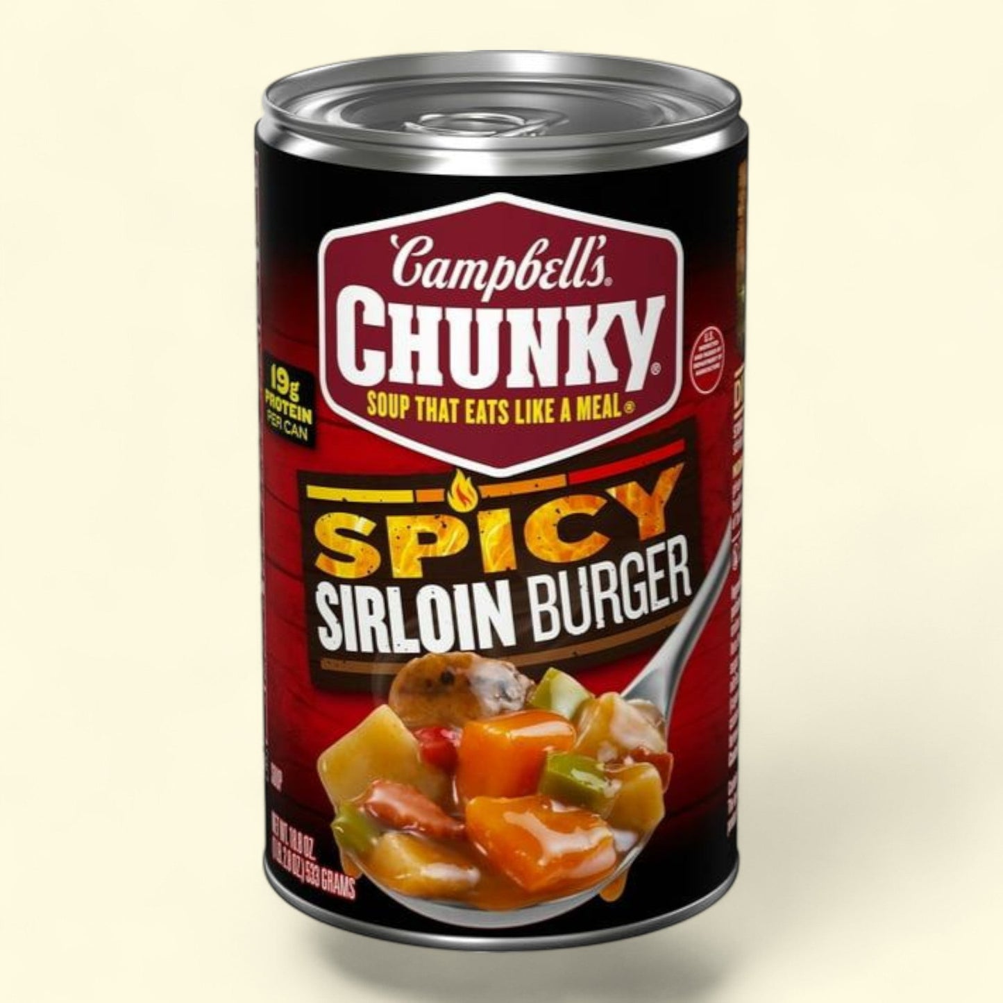 Campbell's Chunky Soup, Spicy Sirloin Burger Soup, 18.8 oz Can