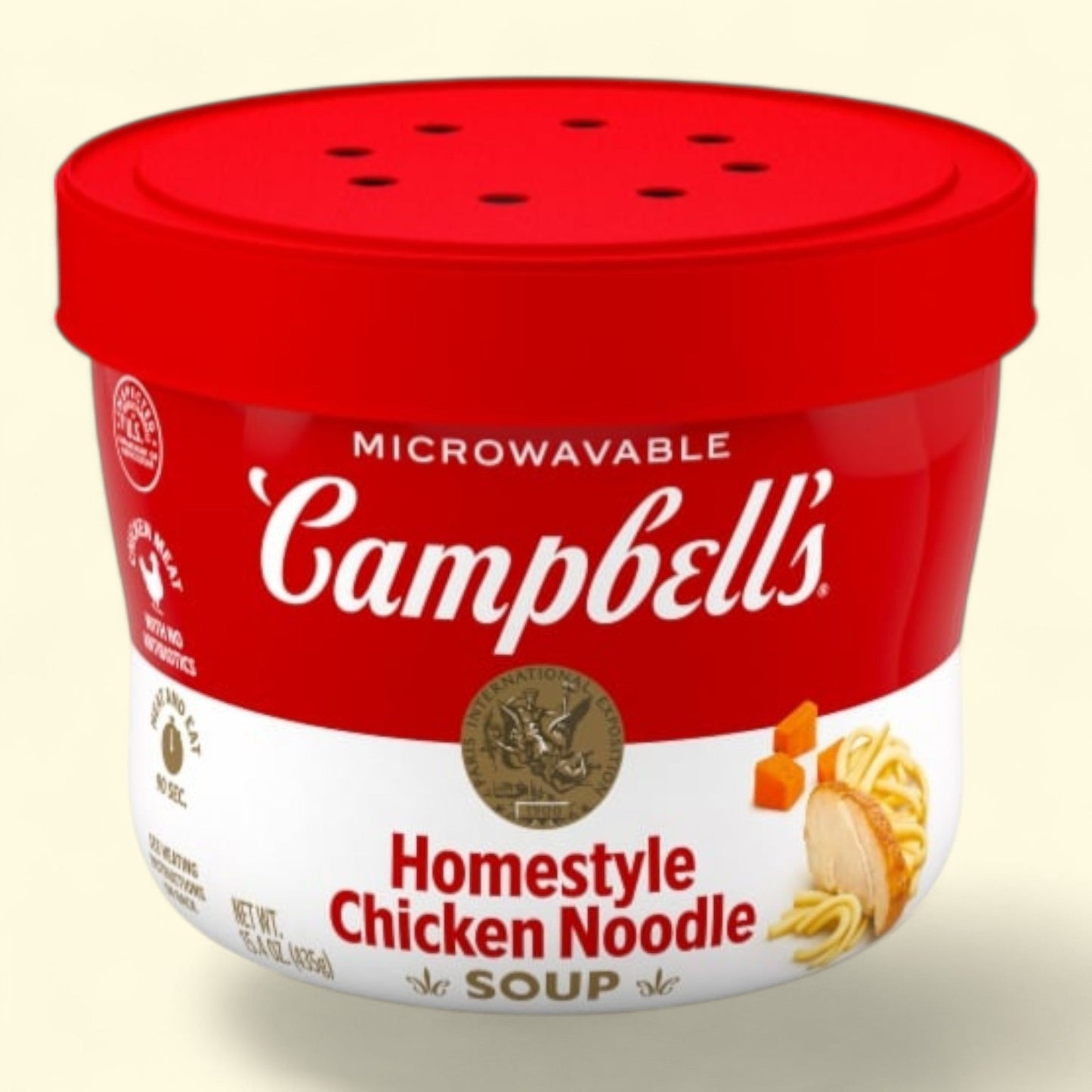 Campbell's Homestyle Chicken Noodle Soup, Size